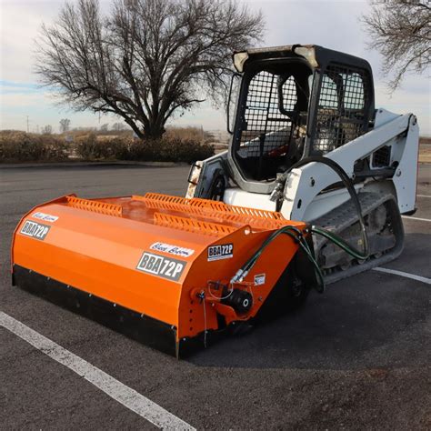 skid steer push broom|pickup broom for skid steer.